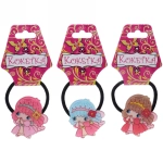 Резинка для волос 1 шт детская «Juiciness- Принцесса», микс 6 цветов, d- 4 см