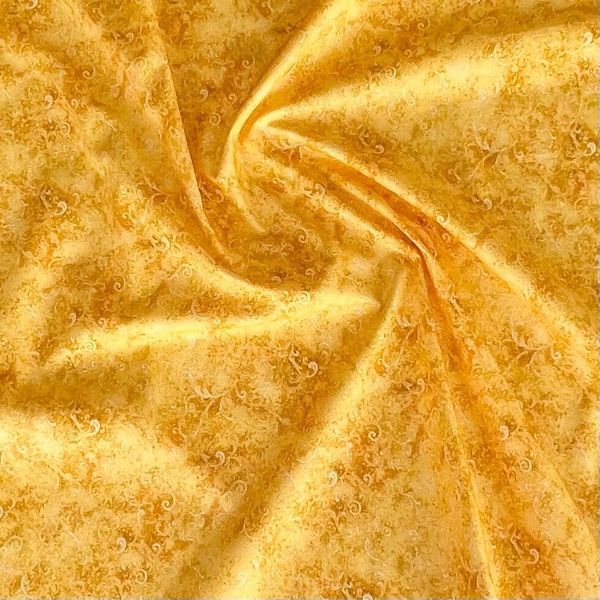 ВИТИЕВАТЫЙ УЗОР, ЖЕЛТЫЙ- 100% ХЛОПОК 1