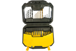 STANLEY, STA7183, Набор титановых сверл и бит New Family 30 шт, шт