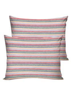 Постельное белье перкаль Сказка "Радужная полоска" евро Наволочка 50х70 см 2 шт Простынь на резинке 180x200 см Пододеяльник 200x215 см