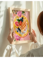 Постер 30х40 интерьерный на кухню без рамки