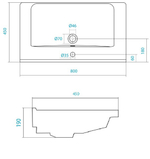 Раковина AQUATON Миранда-80, белая (1WH302251)