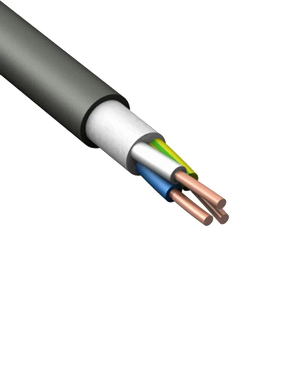 Кабель ВВГнг(А)-LS 3х1,5 (10м) Конкорд