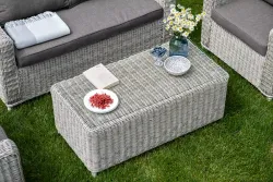 "Кон Панна" лаунж-зона из искусственного ротанга, цвет бежевый