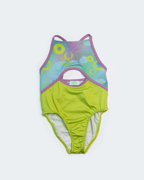 Купальник детский QAZAQ SOUL слитный Пузырьки