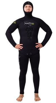 Гидрокостюм Marlin TEN черный 5 мм