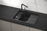 Кухонная мойка GRANULA Kitchen Space (6004, ШВАРЦ)