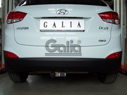 Фаркоп оцинкованный Galia H083C для Hyundai ix35 2010-2015, Kia Sportage 2010-2015(паспорт и сертификат в комплекте)(без электрики)