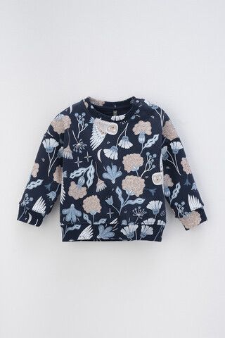 джемпер  для девочки  КР 302220/индиго,волшебные совы к419