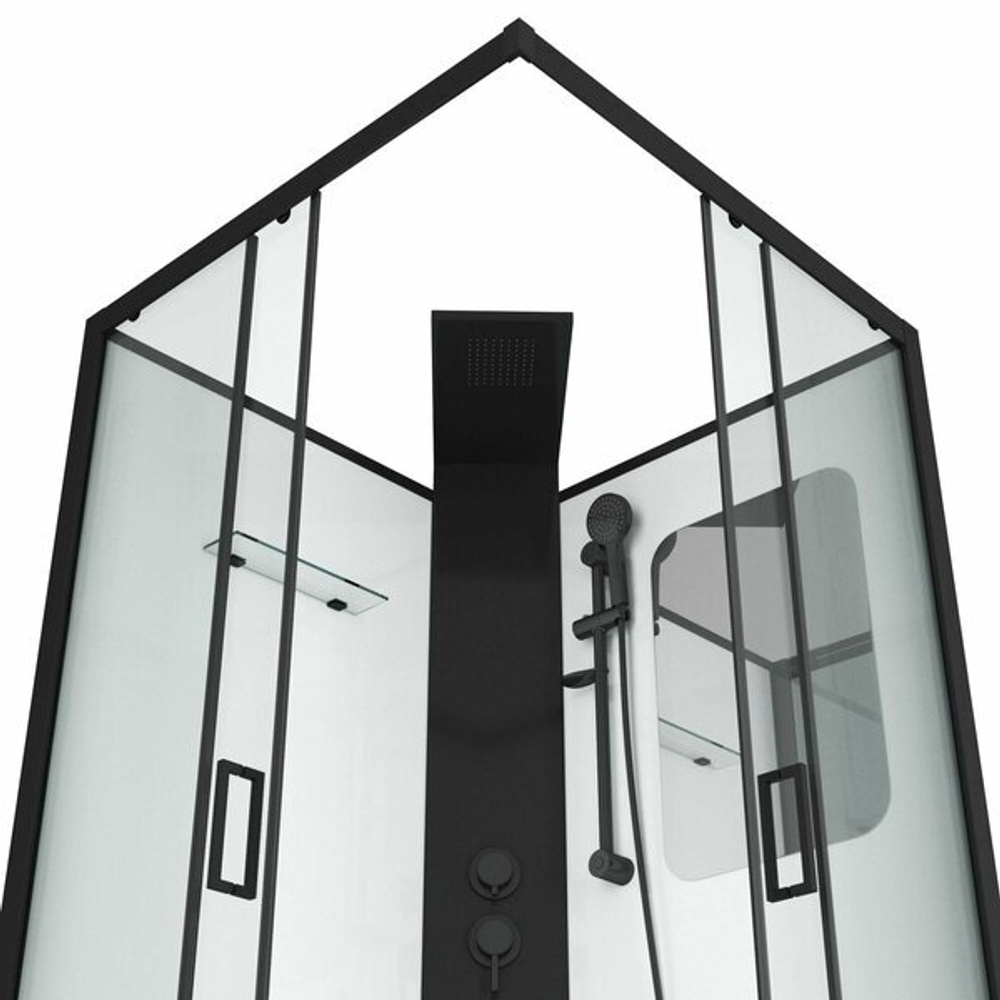 Душевая кабина Grossman Elegans GR250Q (100х100х217) дверь раздвижная,5 мест