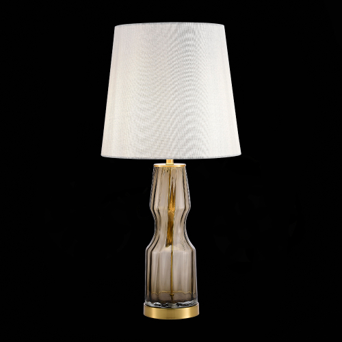 SL1005.704.01 Прикроватная лампа ST-Luce Коньячный,Латунь/Серый E27 1*40W