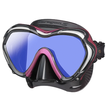 Маска TUSA Paragon S моностекольная, антиблик, розовая