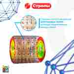 Аттракцион Водный роллер (Гидророллер) «Красно-зелёный» ПВХ, 2.2*2*2 м