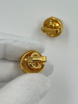 Клипсы с «жемчугом» и кристаллами D'Orlan