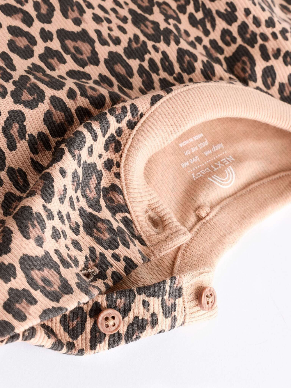 Лонгслив и легинсы в комплекте для малышей Next E22-102, Бежевый, Коричневый