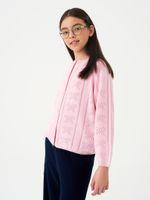 Кардиган для девочки AT1385 розовый