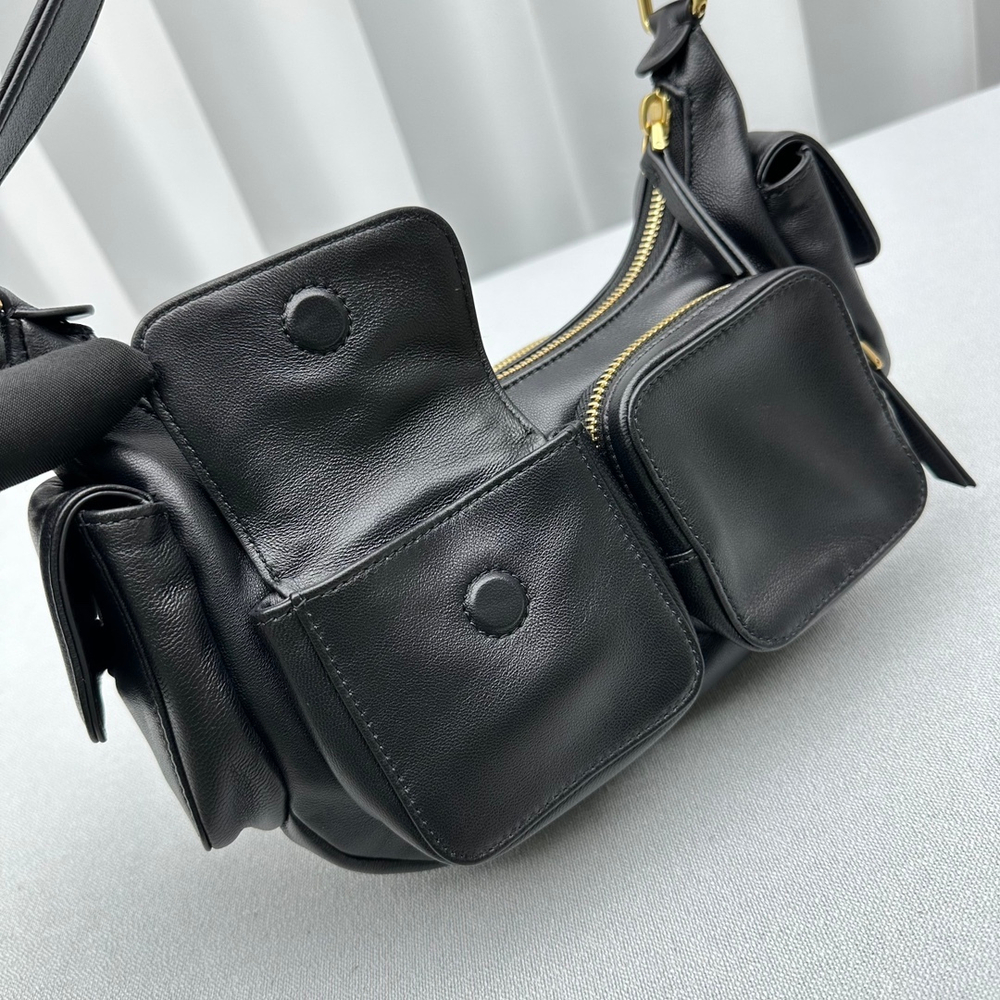 Miu Miu Nappa Leather Pocket Bag 21 cm