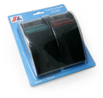 Навигационные огни (красный и зеленый), чёрный корпус