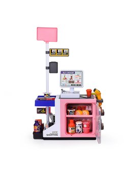 Игровой набор супермаркет с кассой и звуковыми эффектами (668-171)