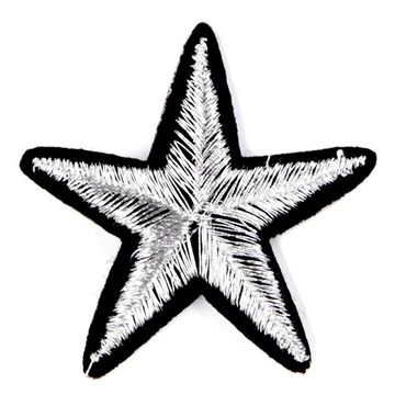 Нашивка Звезда малая серебро