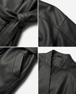 Кожаная куртка SENARI (black)