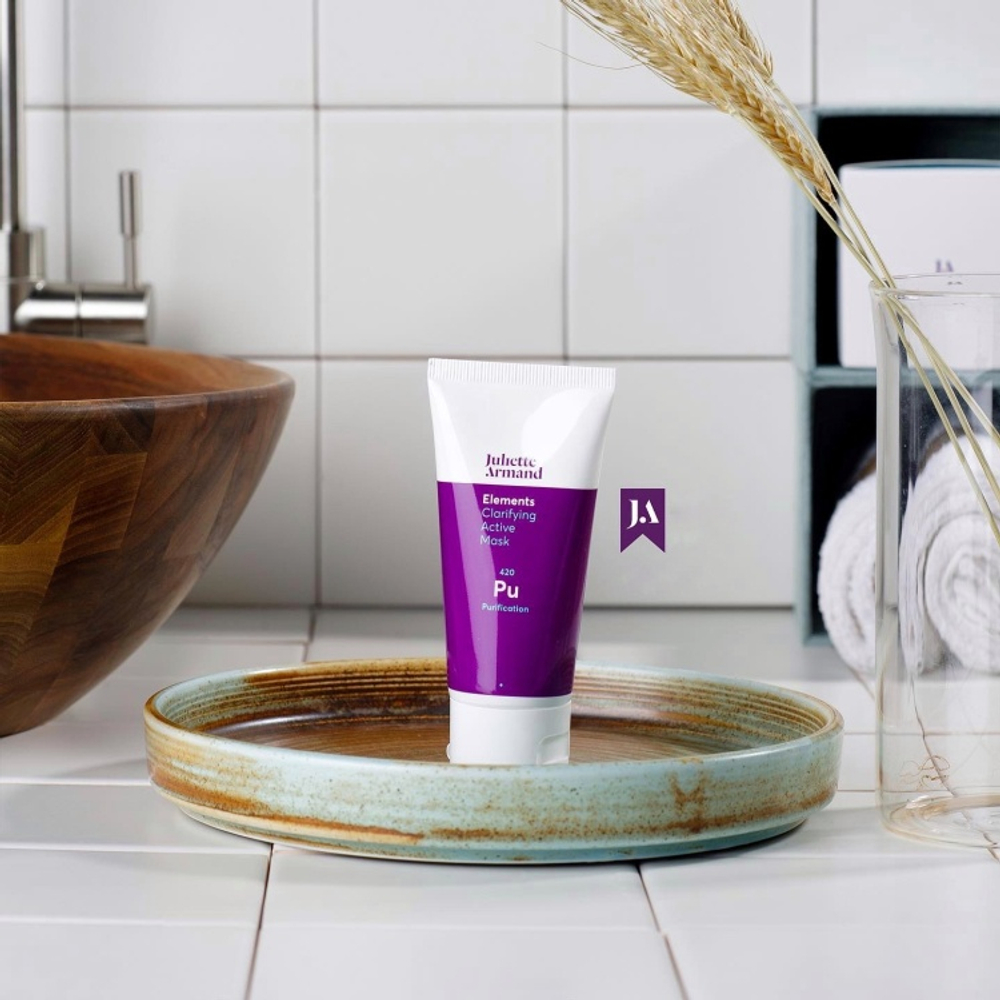 Clarifying Active Mask, Маска для проблемной кожи с экстрактом канадского кипрея и маслом мануки, JULIETTE ARMAND. Уменьшает гиперактивность сальных желез, восстанавливает гидролипидный барьер.