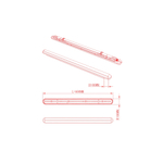 Линейный светодиодный светильник ЭРА SPP-201-0-40K-018 18Вт 4000К IP65 600 матовый