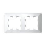 ATLASDESIGN AIR 2-постовая РАМКА, БЕЛЫЙ/дымчатый белый