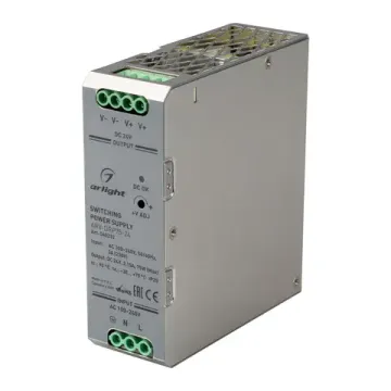 Блок питания 75W 24V 3.15A IP20 ARV-DRP75-24 040232 Arlight