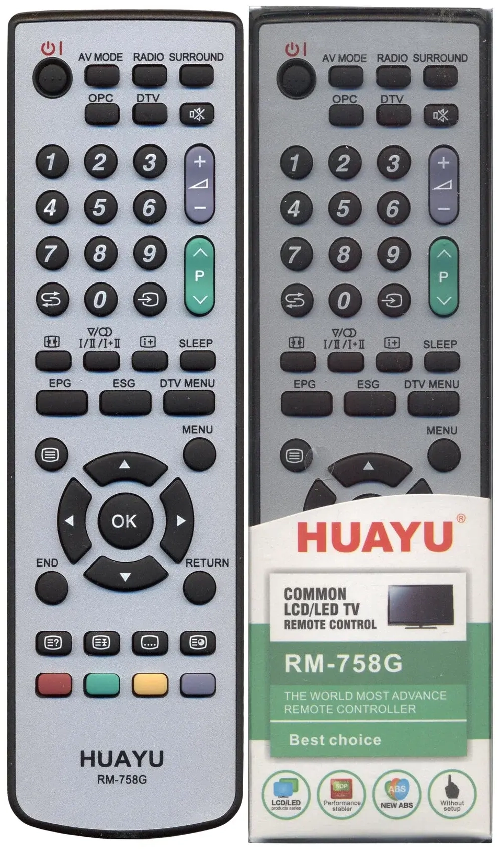 Пульт для телевизоров SHARP RM-758G Универсальный