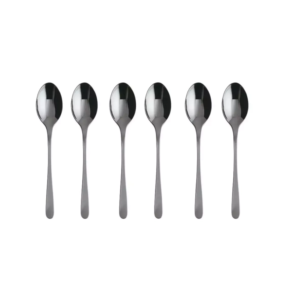 Sambonet - Набор из 6 ложек для эспрессо Taste PVD Black / артикул   52553B37  / GTIN 8014808170843