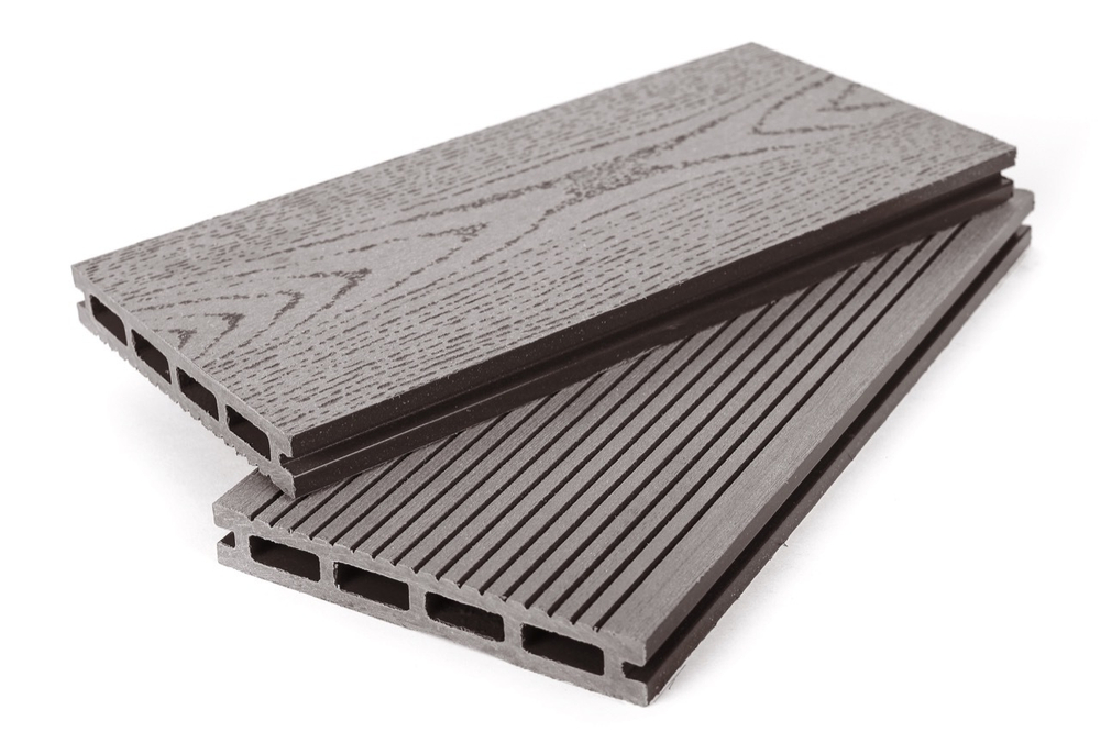 Террасная доска ДПК пустотелая 140 х 22 мм Венге 3D NEW