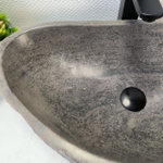 Раковина из речного камня RS-64102 (58*36*15) 0122