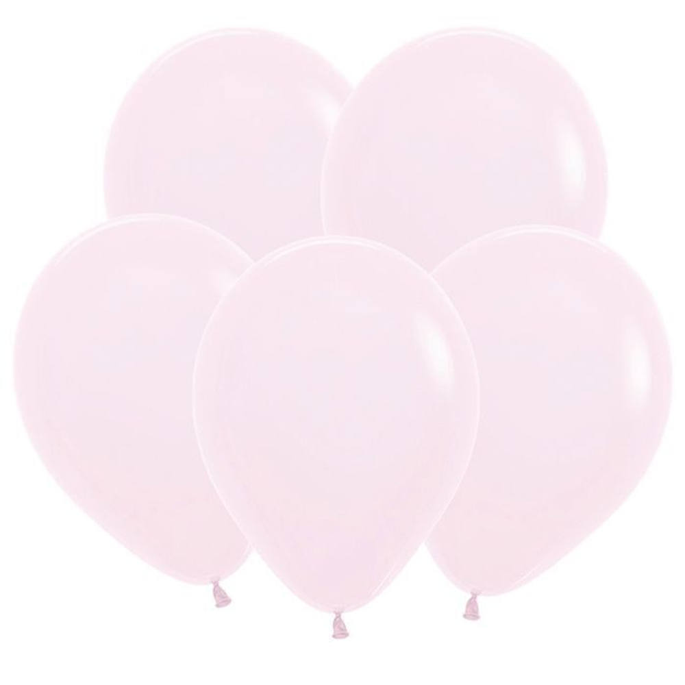 S 12" Макарунс розовый (609) пастель