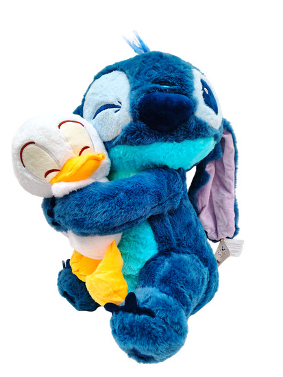 Мягкая игрушка Стич с утёнком 45см