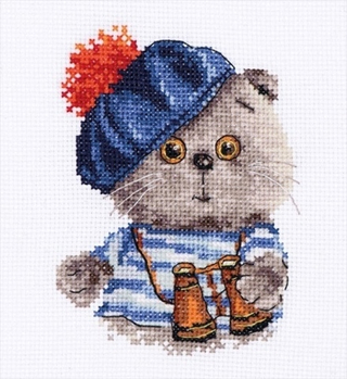"Басик- моряк"-0-190 вышивка