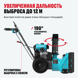 Бензиновая снегоуборочная машина ALTECO SBG 722 E