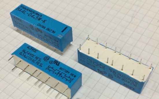 Реле поляризованное RA4L-D4.5W-K