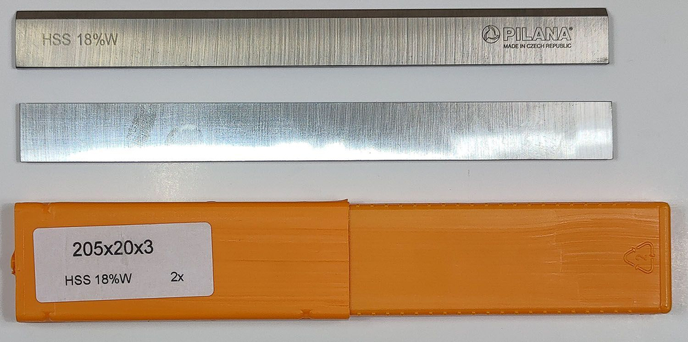 Нож строгальный "Pilana" HSS W18% 205х20х3 (шт.)