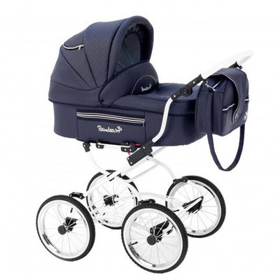 Детская коляска Reindeer Prestige Lily 3 в 1 (темно-синий)