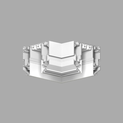 TR2026-WH Угловой элемент 90° трека SMART ONE, алюминий, белый