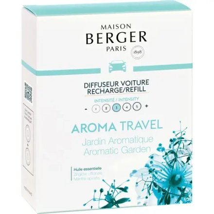 Maison Berger Paris Набор из 2 насадок Aroma Travel для автомобильного диффузора. 6439
