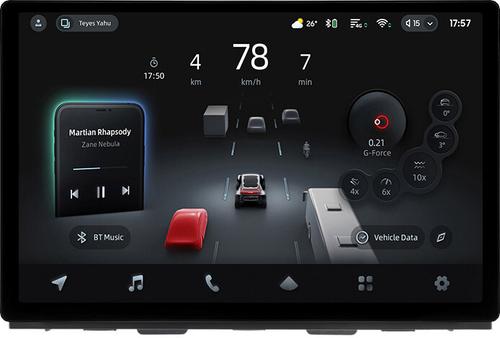 Магнитола для Hyundai Staria 2021+ (ШГУ монохром) - Teyes CC4-PRO монитор 13" 2K QLED на Android 13, Быстрейшая, Snapdragon 778G, ИИ, CarPlay, DSP, 4G SIM-слот