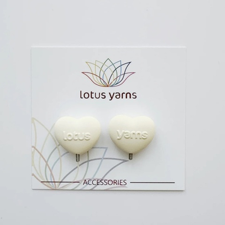 заглушки сердечки для лесок lotus yarns