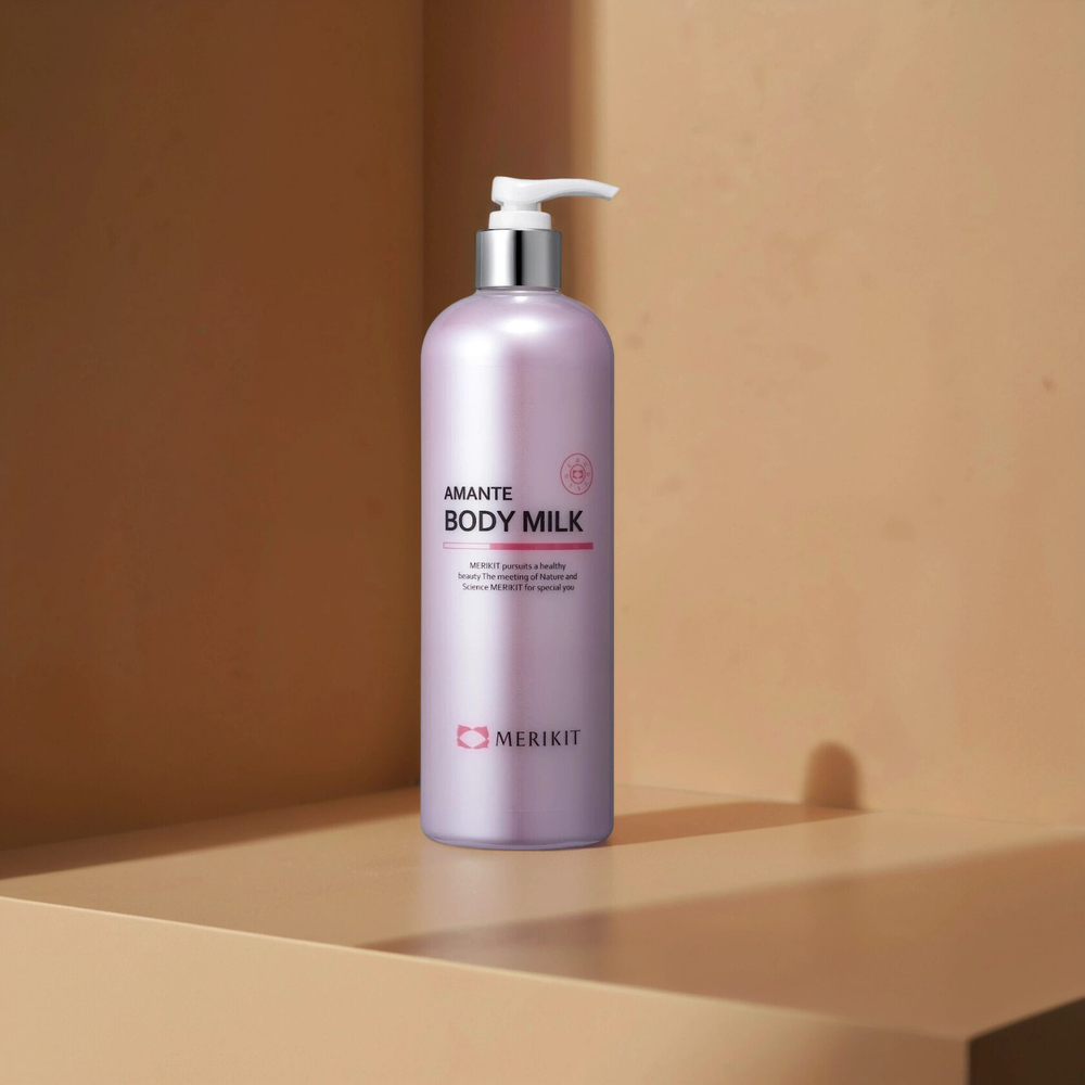 Merikit Парфюмированное, увлажняющее молочко для тела - Amante Body Perfume Milkа, 500 мл