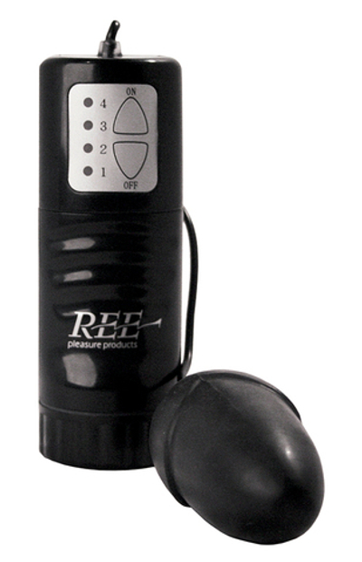 Чёрное виброяйцо Jenni