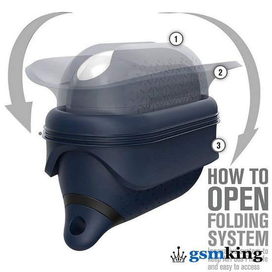 Catalyst Waterproof Case for AirPods Pro 1 & 2 Premium Edition Midnight Blue (Синий)