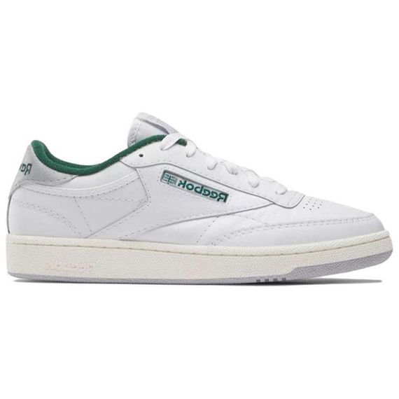 Кроссовки reebok Club C Series для скейтборда Низки Бело-зеленые Уники