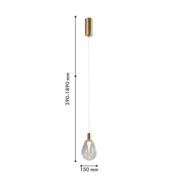 Подвесной светодиодный светильник Favourite Hopper 4257-1P