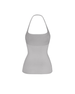 grey halter top